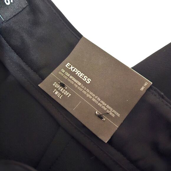 Express High Rise Skinny Super soft twill pants in black size 2R - Picture 6 of 8